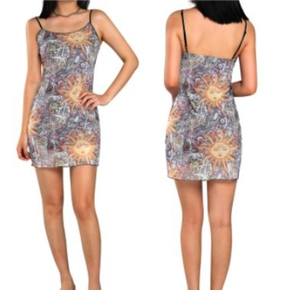 Celestial Bohemian Mesh Dress